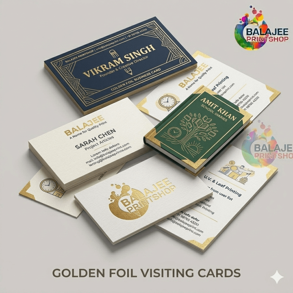 GOLDEN FOIL VISITNG CARDS